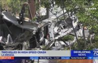 La Mirada high-speed crash kills 2